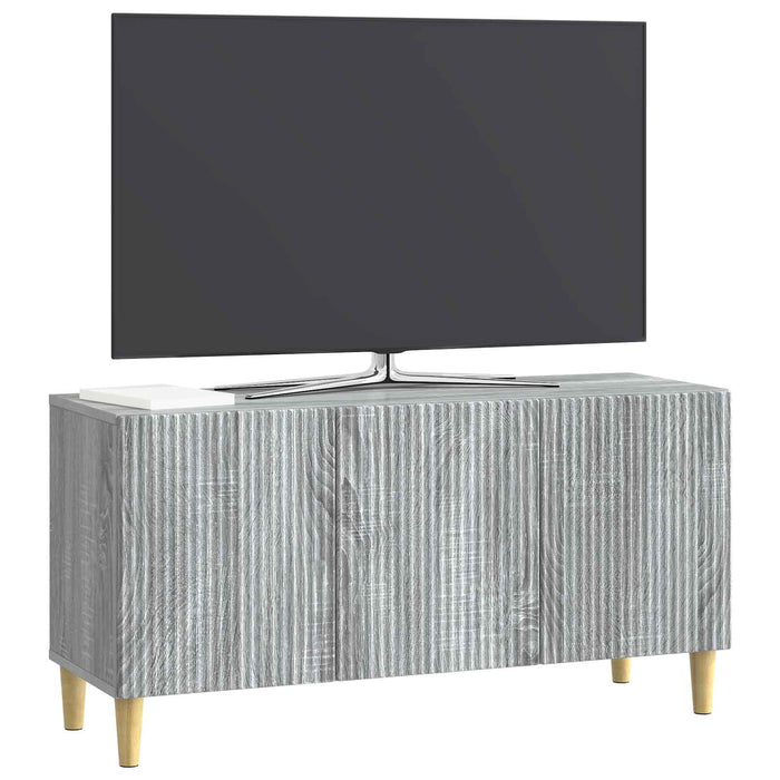 Cabinet TV Sonoma gri 99 x 34,5 x 50 cm Lemn prelucrat - WALTI WALTI