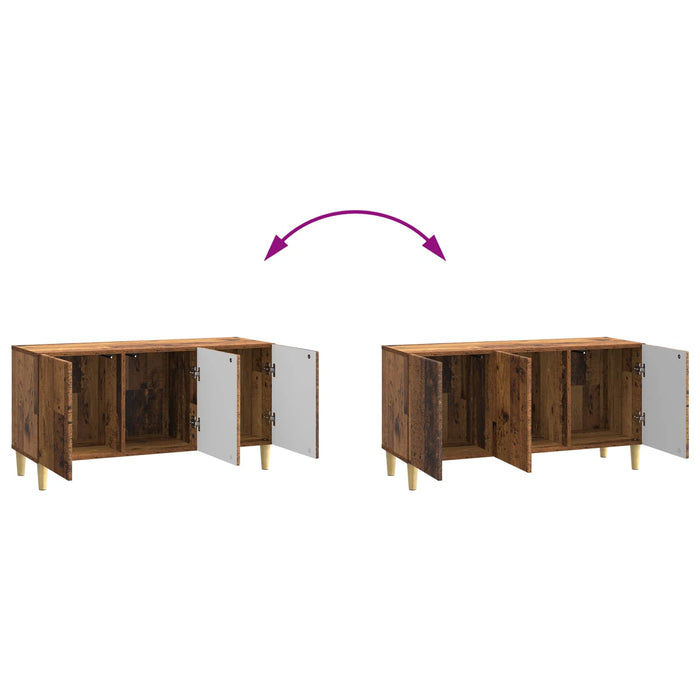 Cabinet TV Lemn vechi 99 x 34,5 x 50 cm Lemn prelucrat - WALTI WALTI