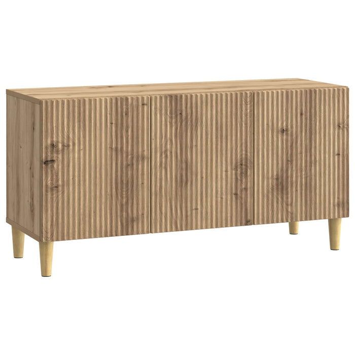 Cabinet TV Stejar Artizanal 99 x 34,5 x 50 cm Lemn prelucrat - WALTI WALTI