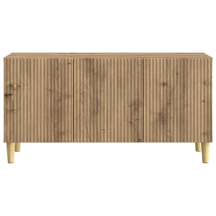 Cabinet TV Stejar Artizanal 99 x 34,5 x 50 cm Lemn prelucrat - WALTI WALTI