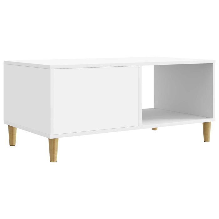 Masă de cafea Alb 90 x 50 x 40 cm Lemn prelucrat - WALTI WALTI