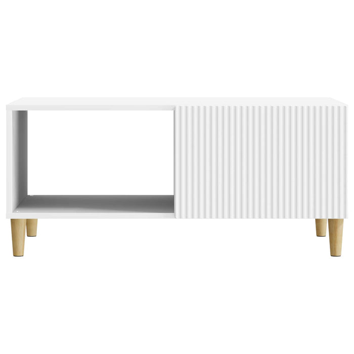 Masă de cafea Alb 90 x 50 x 40 cm Lemn prelucrat - WALTI WALTI