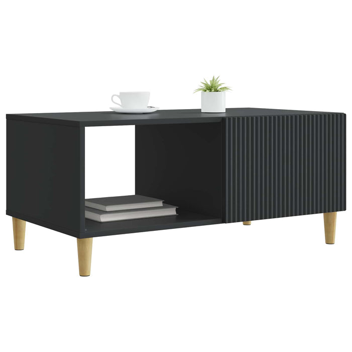 Masă de cafea Negru 90 x 50 x 40 cm Lemn prelucrat - WALTI WALTI