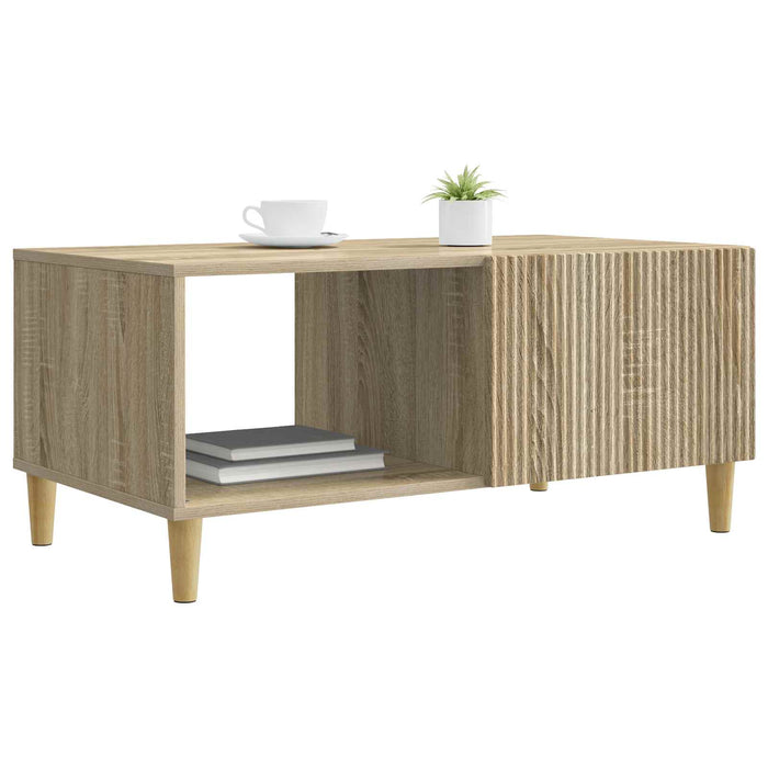 Masă de cafea Stejar Sonoma 90 x 50 x 40 cm Lemn prelucrat - WALTI WALTI