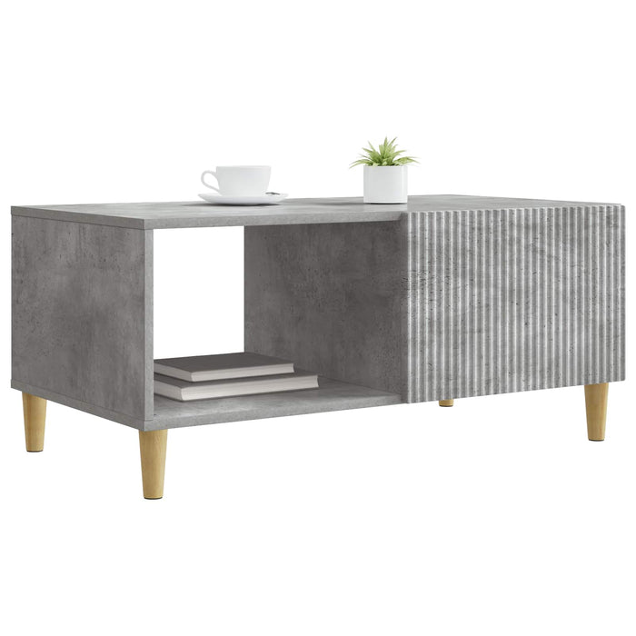 Masă de cafea Gri Beton 90 x 50 x 40 cm Lemn prelucrat - WALTI WALTI
