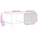 Masă de cafea Gri Beton 90 x 50 x 40 cm Lemn prelucrat - WALTI WALTI