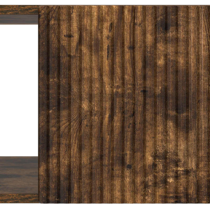 Masă de cafea Stejar fumuriu 90 x 50 x 40 cm Lemn prelucrat - WALTI WALTI