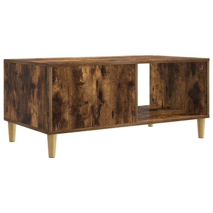Masă de cafea Stejar fumuriu 90 x 50 x 40 cm Lemn prelucrat - WALTI WALTI