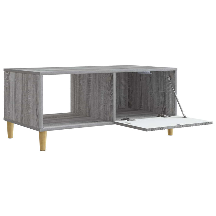 Masă de cafea Sonoma gri 90 x 50 x 40 cm Lemn prelucrat - WALTI WALTI