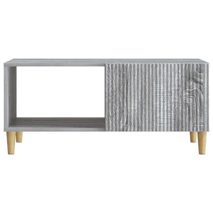 Masă de cafea Sonoma gri 90 x 50 x 40 cm Lemn prelucrat - WALTI WALTI