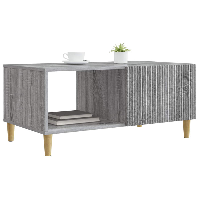 Masă de cafea Sonoma gri 90 x 50 x 40 cm Lemn prelucrat - WALTI WALTI
