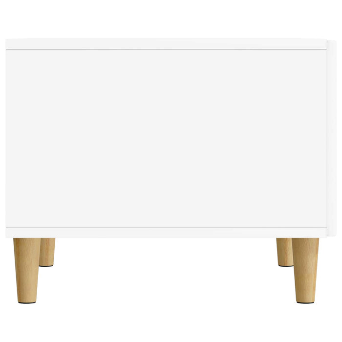 Masă de cafea cu sertar Alb 49 x 50 x 40 cm Lemn prelucrat - WALTI WALTI