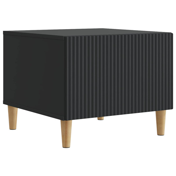 Masă de cafea cu sertar Negru 49 x 50 x 40 cm Lemn prelucrat - WALTI WALTI
