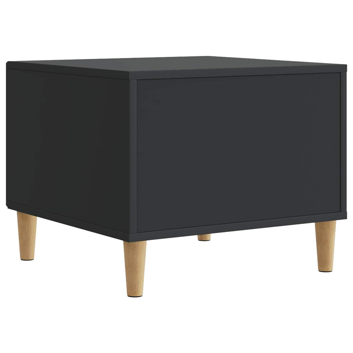 Masă de cafea cu sertar Negru 49 x 50 x 40 cm Lemn prelucrat - WALTI WALTI