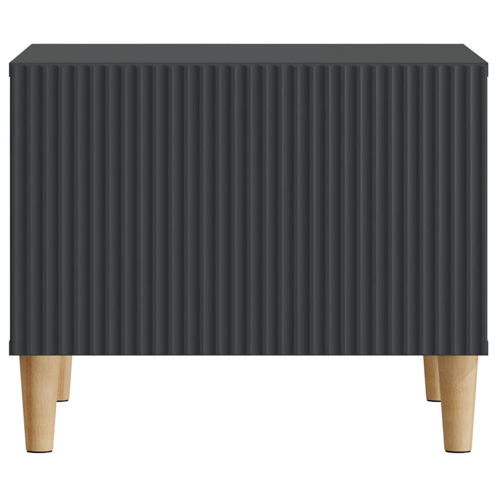 Masă de cafea cu sertar Negru 49 x 50 x 40 cm Lemn prelucrat - WALTI WALTI