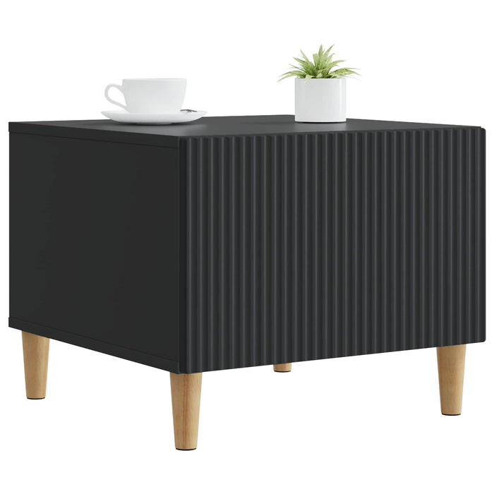 Masă de cafea cu sertar Negru 49 x 50 x 40 cm Lemn prelucrat - WALTI WALTI