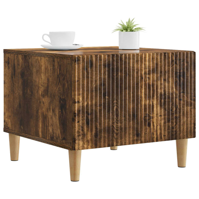 Masă de cafea Stejar fumuriu 49 x 50 x 40 cm Lemn prelucrat - WALTI WALTI
