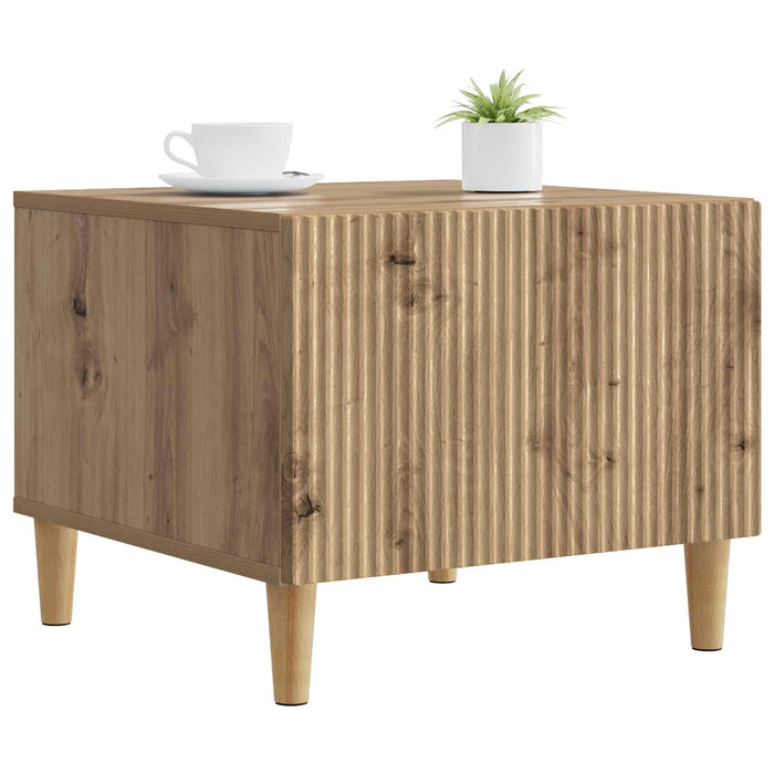 Masă de cafea Stejar Artizanal 49 x 50 x 40 cm Lemn prelucrat - WALTI WALTI