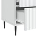 Dulap de noapte Alb 43 x 34,5 x 47,5 cm Lemn prelucrat - WALTI WALTI