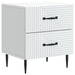 Dulap de noapte Alb 43 x 34,5 x 47,5 cm Lemn prelucrat - WALTI WALTI