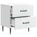Dulap de noapte Alb 43 x 34,5 x 47,5 cm Lemn prelucrat - WALTI WALTI