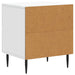 Dulap de noapte Alb 43 x 34,5 x 47,5 cm Lemn prelucrat - WALTI WALTI