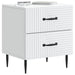 Dulap de noapte Alb 43 x 34,5 x 47,5 cm Lemn prelucrat - WALTI WALTI