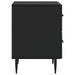 Dulap de noapte 2 pcs Negru 43 x 34,5 x 47,5 cm Lemn prelucrat - WALTI WALTI