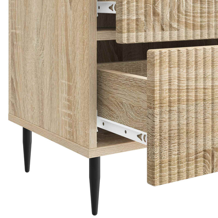 Dulap de noapte cu sertar Stejar Sonoma 43 x 34,5 x 47,5 cm - WALTI WALTI