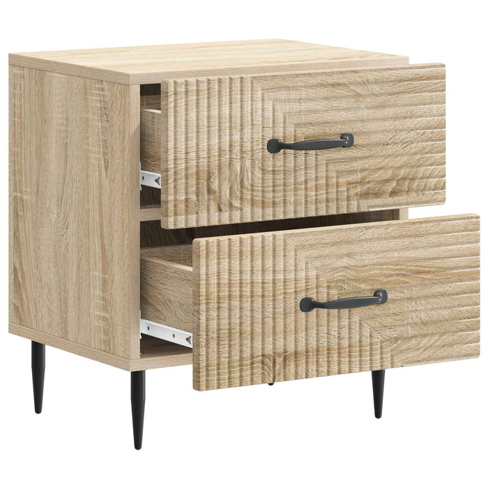 Dulap de noapte cu sertar Stejar Sonoma 43 x 34,5 x 47,5 cm - WALTI WALTI