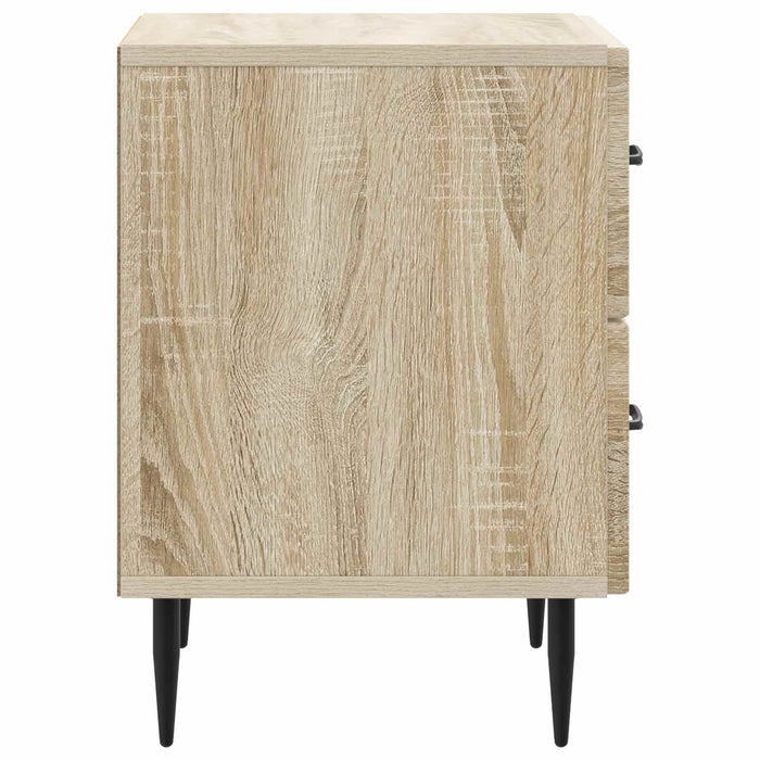 Dulap de noapte 2 pcs Stejar Sonoma 43 x 34,5 x 47,5 cm - WALTI WALTI