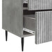 Dulap de noapte Gri Beton 43 x 34,5 x 47,5 cm Lemn prelucrat - WALTI WALTI