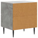 Dulap de noapte cu sertar 2 pcs Gri Beton 43 x 34,5 x 47,5 cm - WALTI WALTI
