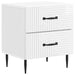 Dulap de noapte cu sertar Alb foarte lucios 43 x 34,5 x 47,5 cm - WALTI WALTI