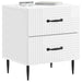 Dulap de noapte cu sertar Alb foarte lucios 43 x 34,5 x 47,5 cm - WALTI WALTI