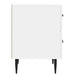 Dulap de noapte 2 pcs Alb foarte lucios 43 x 34,5 x 47,5 cm - WALTI WALTI