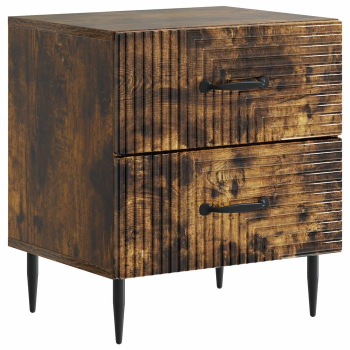 Dulap de noapte cu sertar Stejar fumuriu 43 x 34,5 x 47,5 cm - WALTI WALTI