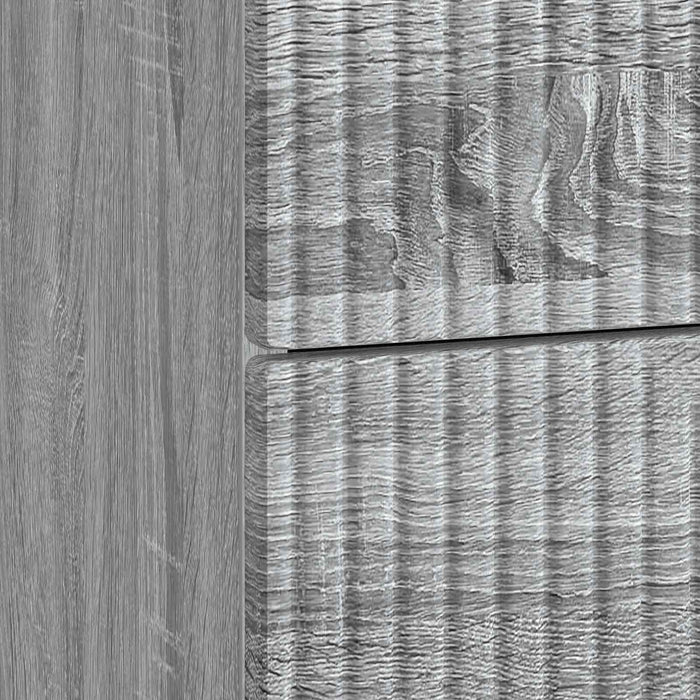Dulap de noapte cu sertar 2 pcs Sonoma gri 43 x 34,5 x 47,5 cm - WALTI WALTI