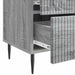 Dulap de noapte cu sertar 2 pcs Sonoma gri 43 x 34,5 x 47,5 cm - WALTI WALTI