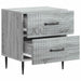 Dulap de noapte cu sertar 2 pcs Sonoma gri 43 x 34,5 x 47,5 cm - WALTI WALTI