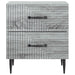 Dulap de noapte cu sertar 2 pcs Sonoma gri 43 x 34,5 x 47,5 cm - WALTI WALTI