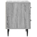 Dulap de noapte cu sertar 2 pcs Sonoma gri 43 x 34,5 x 47,5 cm - WALTI WALTI