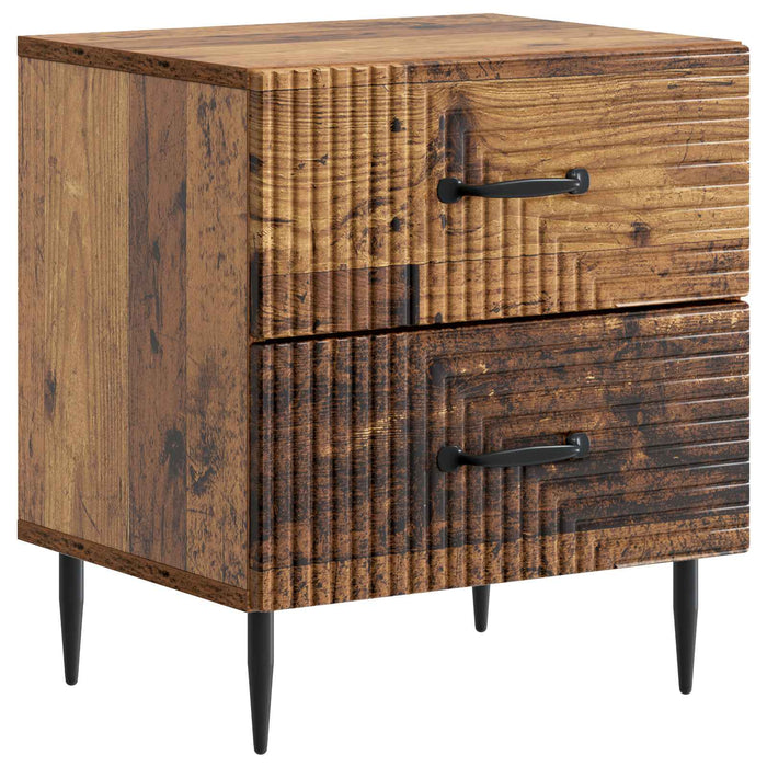 Dulap de noapte Lemn vechi 43 x 34,5 x 47,5 cm Lemn prelucrat - WALTI WALTI