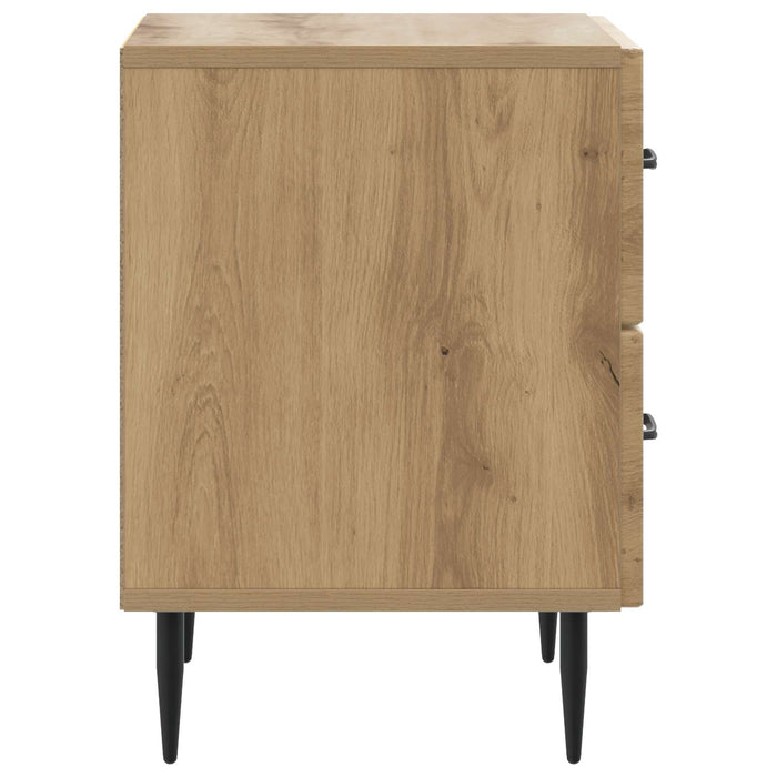Dulap de noapte cu sertar Stejar Artizanal 43 x 34,5 x 47,5 cm - WALTI WALTI