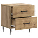 Dulap de noapte 2 pcs Stejar Artizanal 43 x 34,5 x 47,5 cm - WALTI WALTI