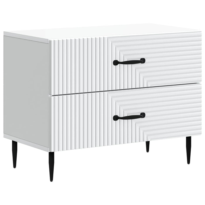 Dulap de noapte Alb 62 x 34,5 x 47,5 cm Lemn prelucrat - WALTI WALTI