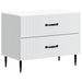 Dulap de noapte Alb 62 x 34,5 x 47,5 cm Lemn prelucrat - WALTI WALTI