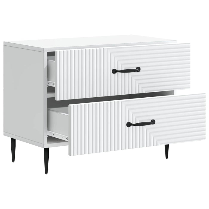 Dulap de noapte Alb 62 x 34,5 x 47,5 cm Lemn prelucrat - WALTI WALTI