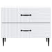 Dulap de noapte Alb 62 x 34,5 x 47,5 cm Lemn prelucrat - WALTI WALTI