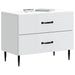 Dulap de noapte Alb 62 x 34,5 x 47,5 cm Lemn prelucrat - WALTI WALTI